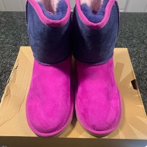Uggs Girls Patchwork Boot Sz 1